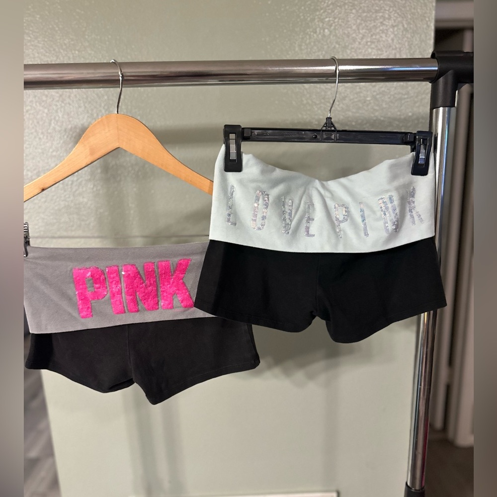 Victoria's Secret Pink Bling Yoga Shorts